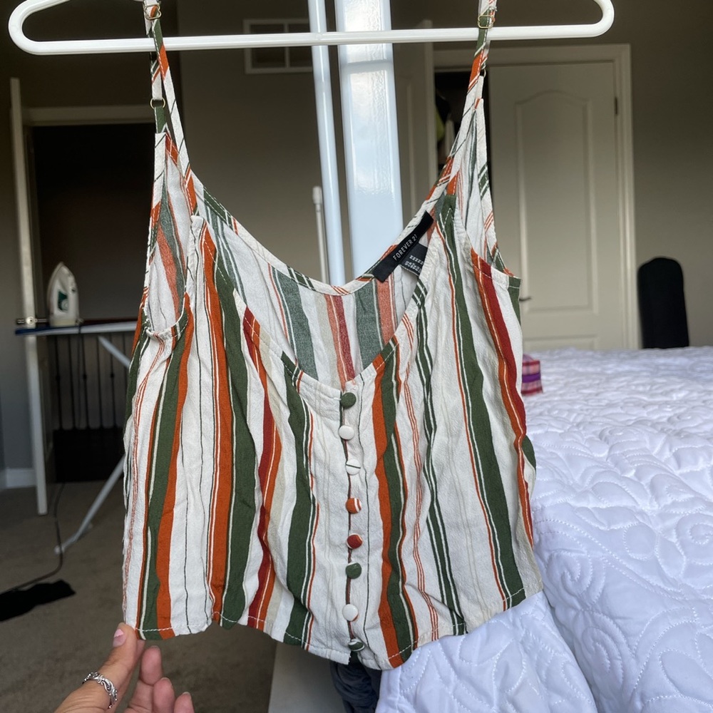 FOREVER 21 stripped tank top